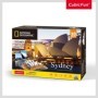 National Geographic Puzzle 3D si brosura 28 pagini Opera din Sydney 86 piese